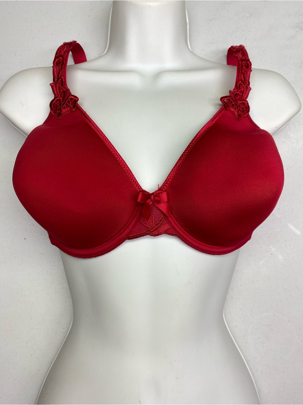 Simone Perele RED UNLINED Underwire, 32F *P1014
